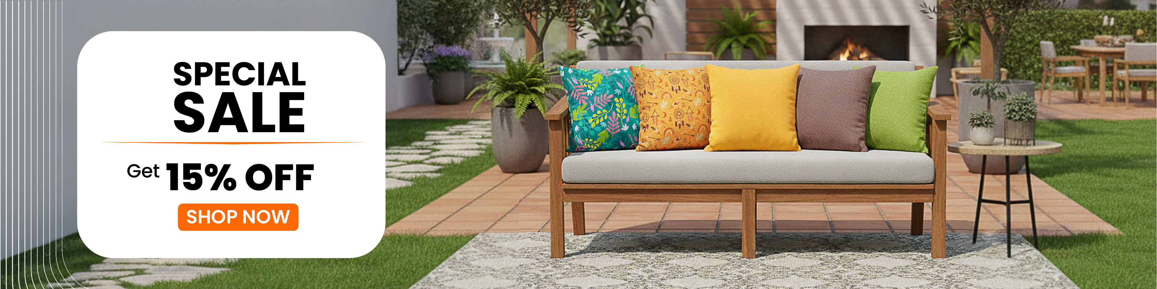 Outdoor Throw Pillow 