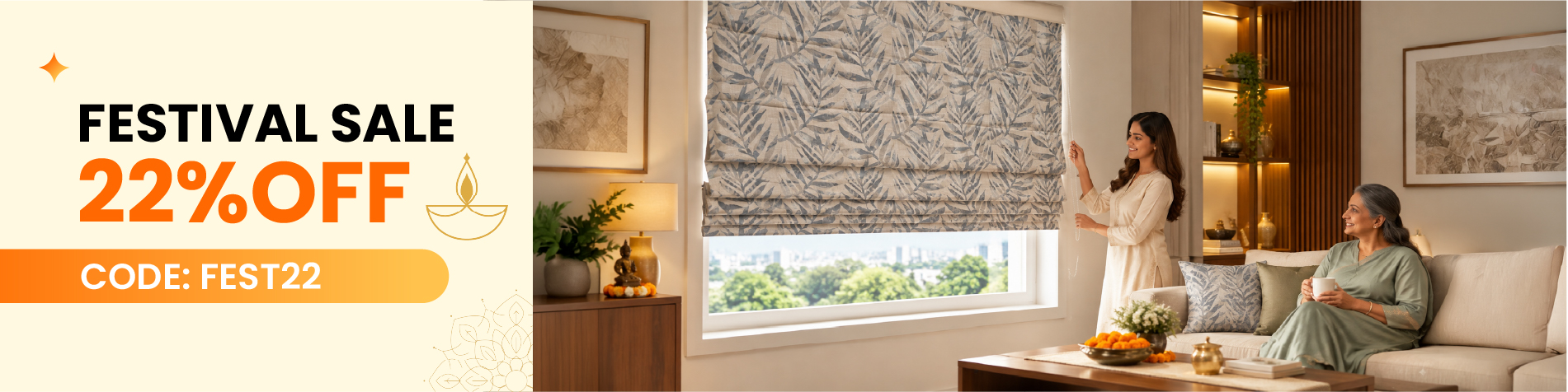 Blackout Roman Blinds