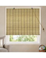 Hippo Natural Bamboo Roller Blind Dual-Tone