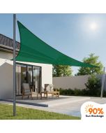 Hippo 90% Sun Block Shade Sail (Three Sided)
