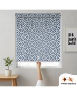Hippo Blackout Printed One Touch Cordless Indoor Roller Blind (Form Coated Polyester)