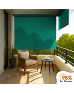 Hippo 98% Sun Block Outdoor Roller Blind (HDPE)