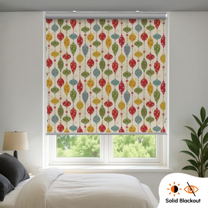 Hippo Blackout Printed Indoor Roller Blind (Form Coated Polyester)