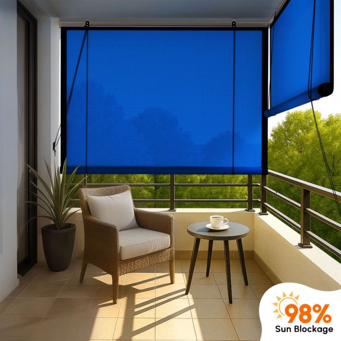 Hippo 98% Sun Block Outdoor Chick Blind (HDPE)