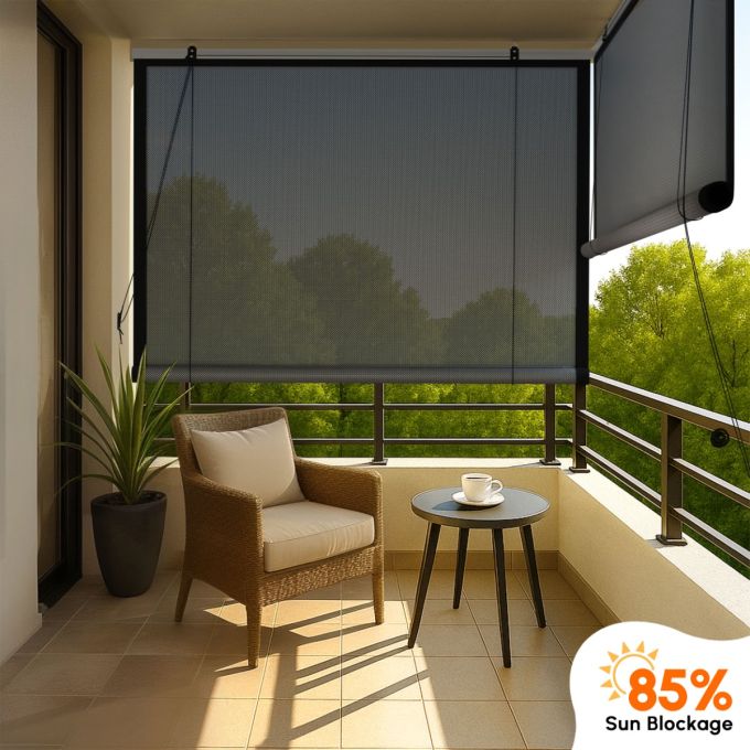 Hippo Sunblock Outdoor Chick Blind (Premium Polyester PVC)