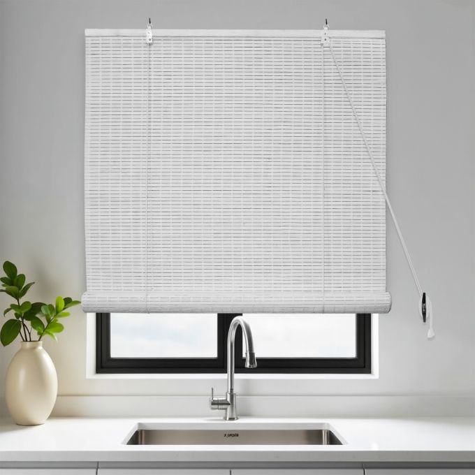 Hippo Natural Bamboo Indoor Roller Blind 