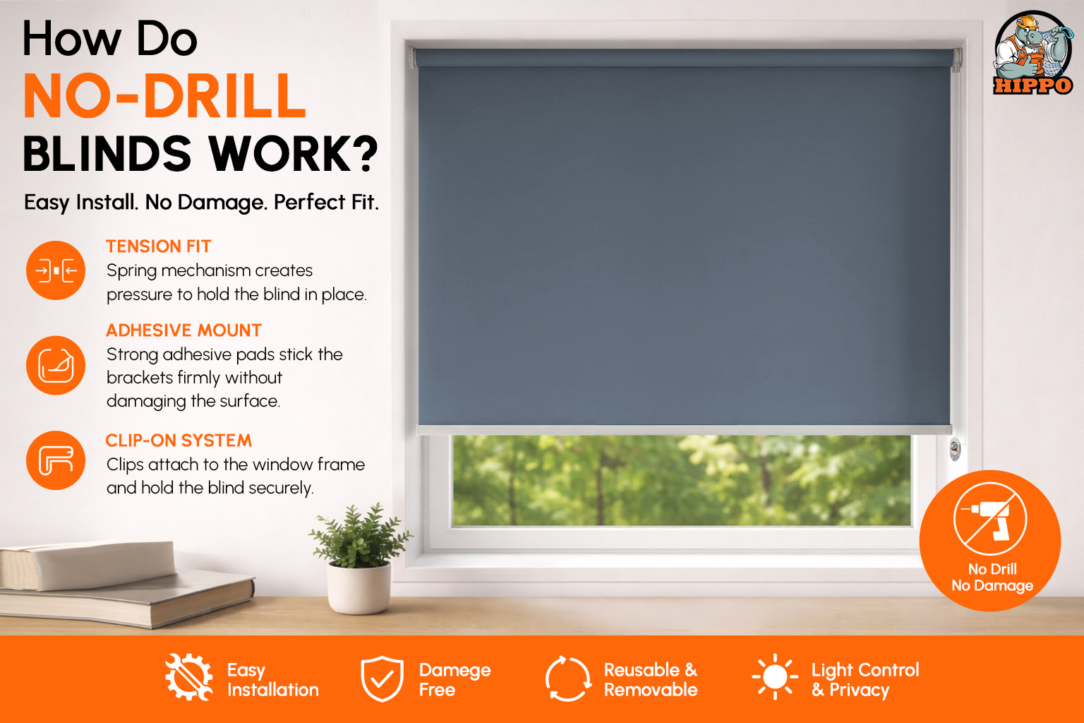 How Do No-Drill Blinds Work? Top Benefits, Installation Tips & Why Your Home Needs Them