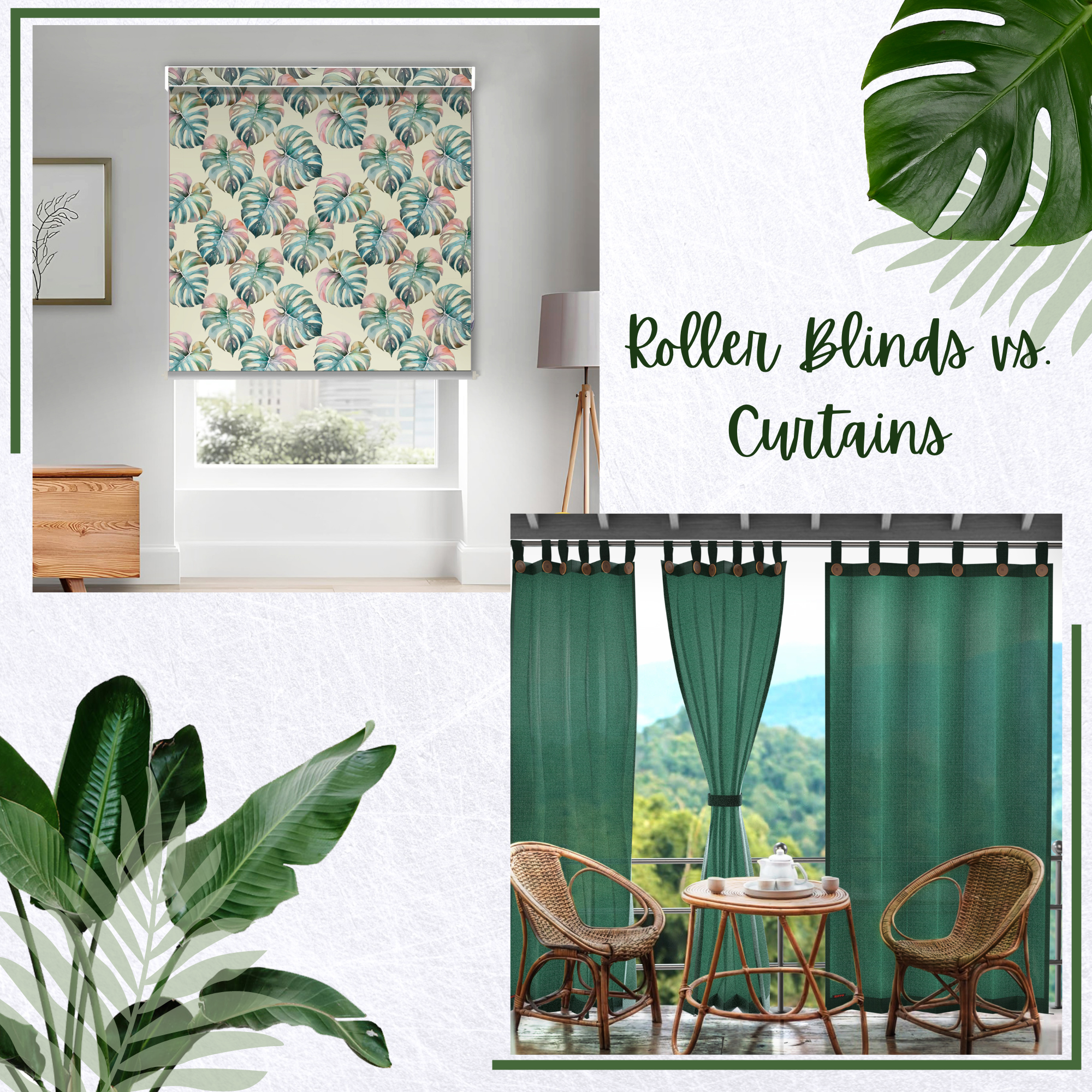 Window Dressings That Wow: Hippo’s Take on Roller Blinds vs. Curtains
