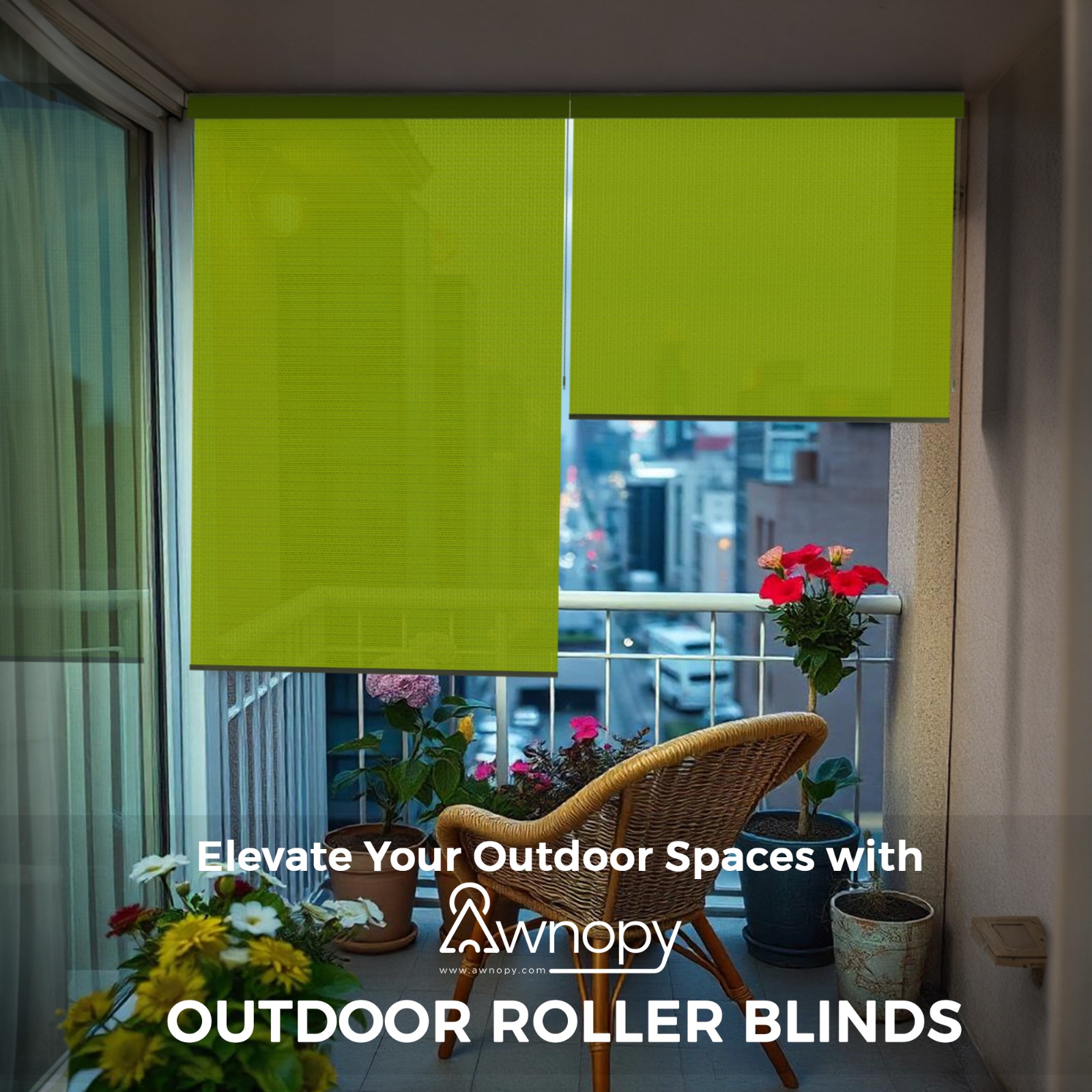 Elevate Your Outdoor Spaces with Hippo Outdoor Roller Blinds